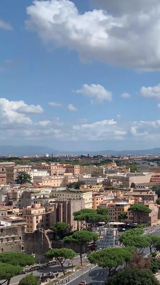 城市建筑风景实拍视频意大利罗马宏伟视频的预览图