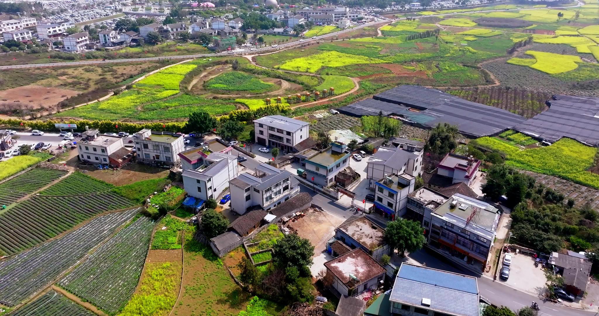 贵州万峰林油菜花航拍拍摄时间视频的预览图