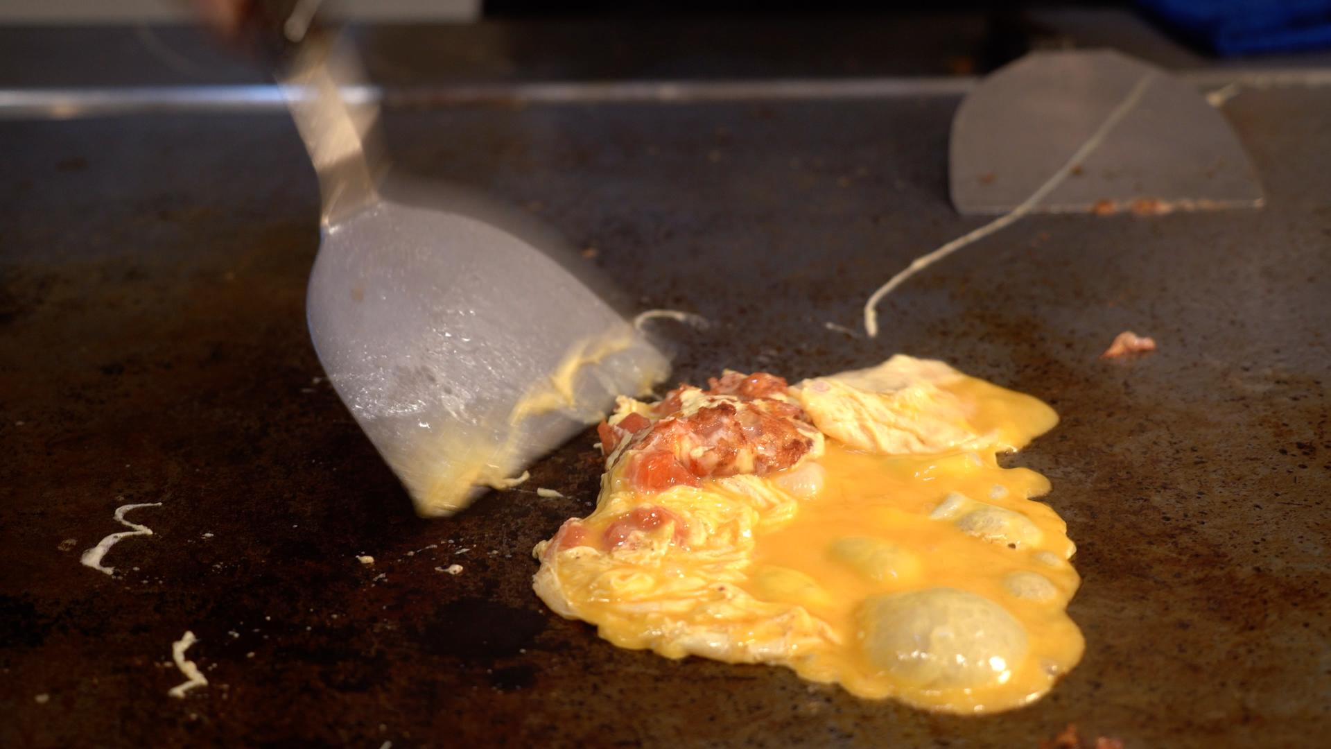 铁板起司煎蛋视频的预览图