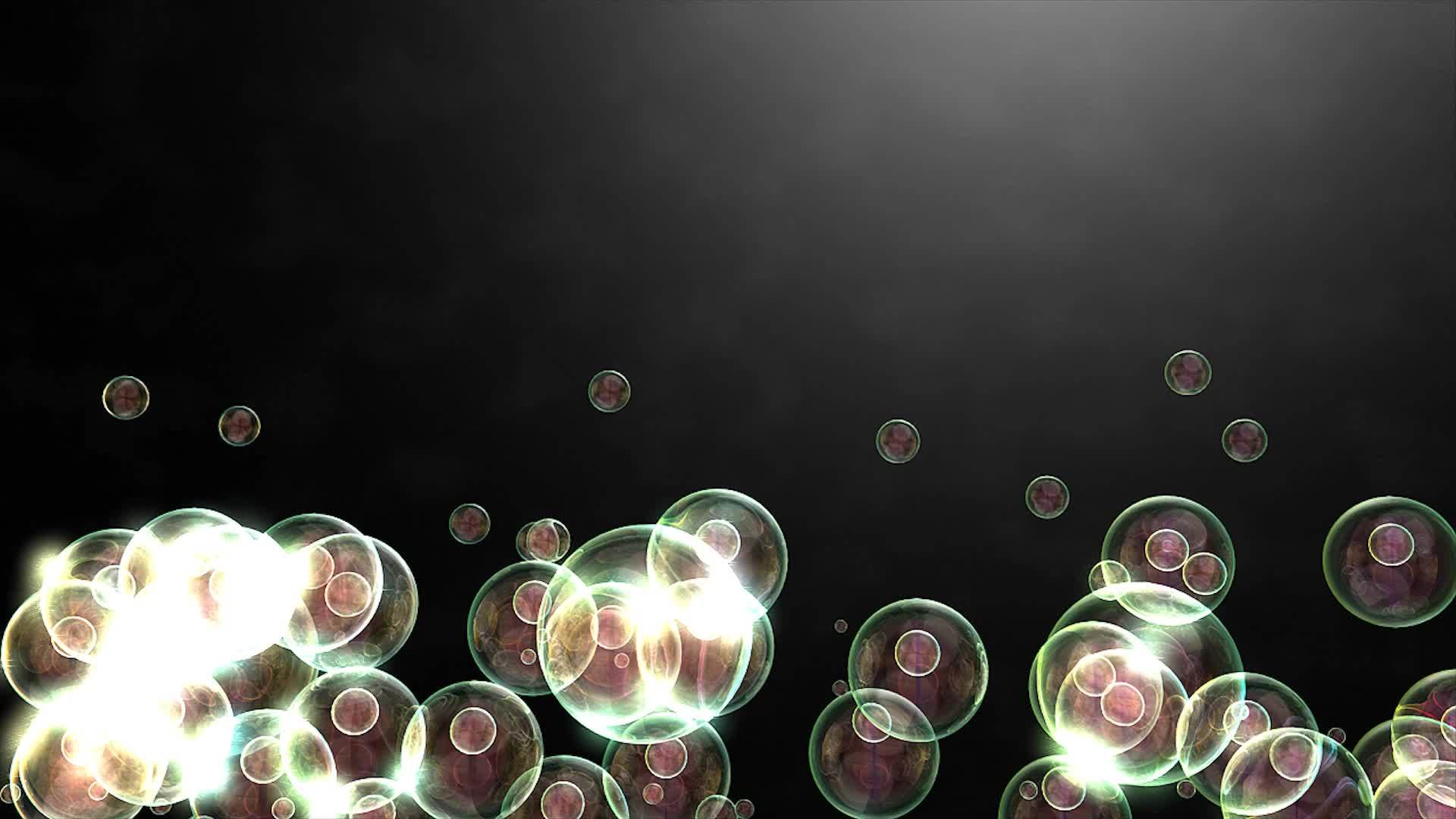 肥皂泡沫动画和阿尔法配方视频的预览图