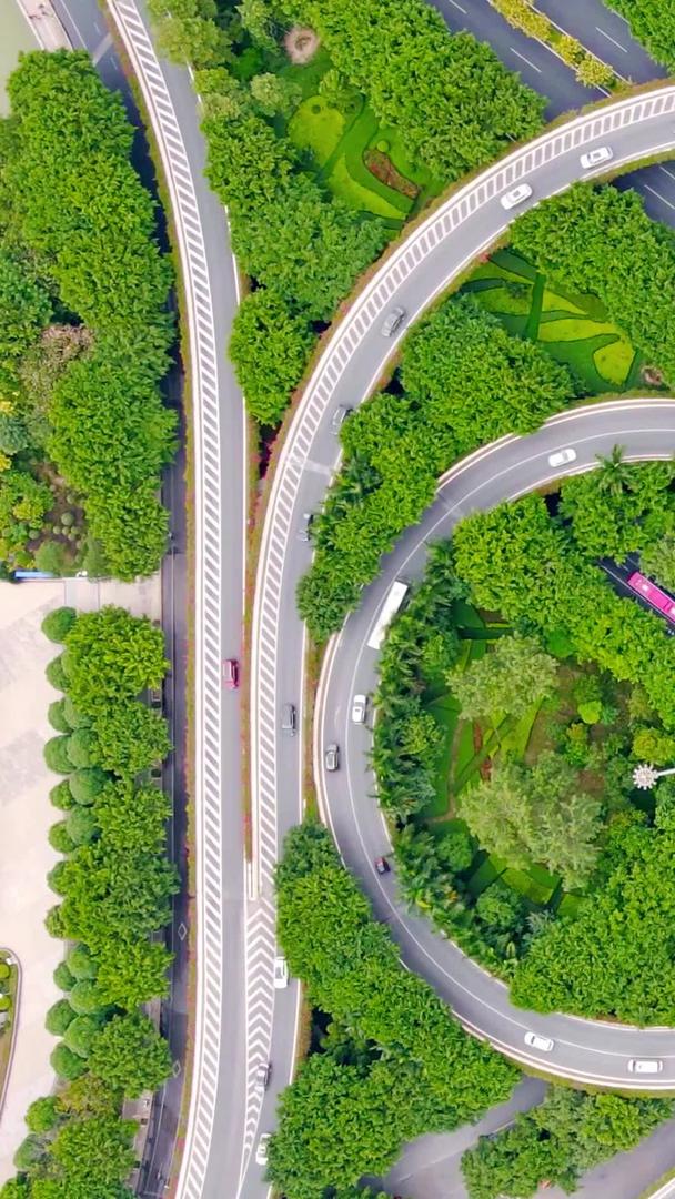延时摄影广西南宁城市立交桥车辆视频的预览图