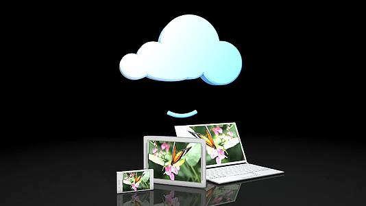 分享云概念动画包括matte视频的预览图