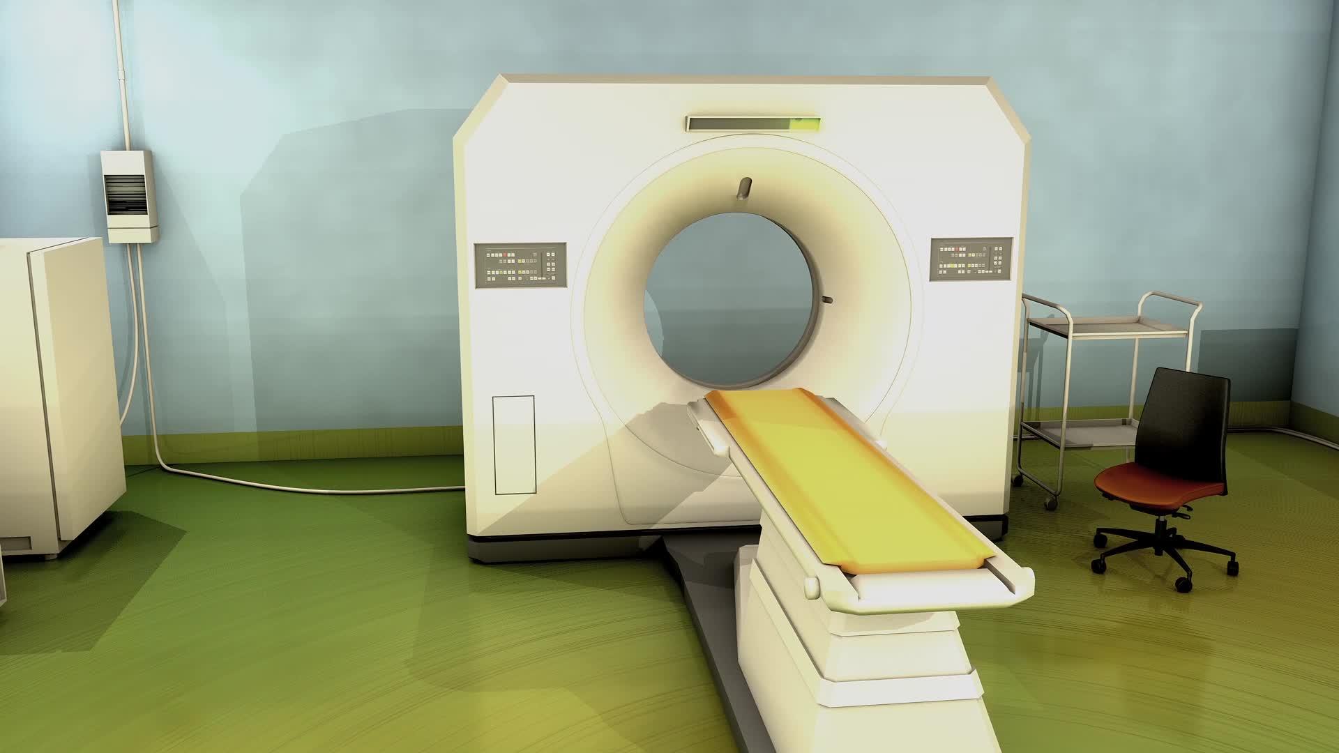 医院技术诊断扫描室视频的预览图