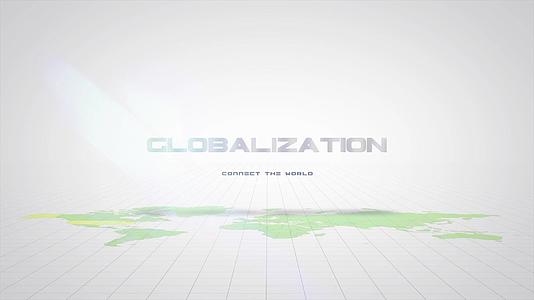未来世界全球化的概念视频的预览图
