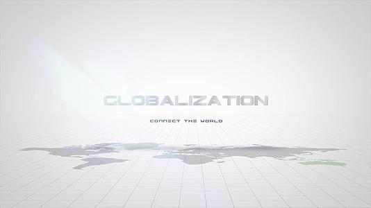 未来世界全球化的概念视频的预览图