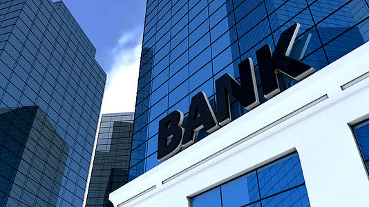 银行建设蓝天办公分行折叠时间视频的预览图