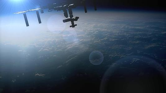 国际空间站轨道视图视频的预览图
