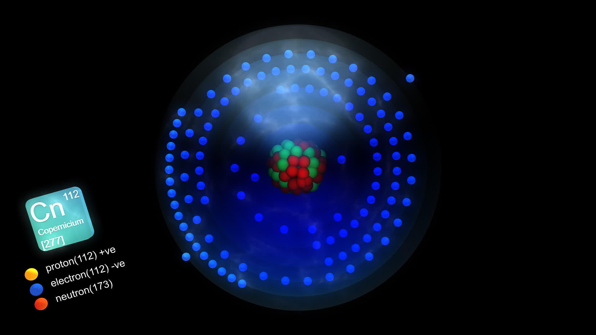 中子原子符号编号质量和元素类型颜色视频的预览图