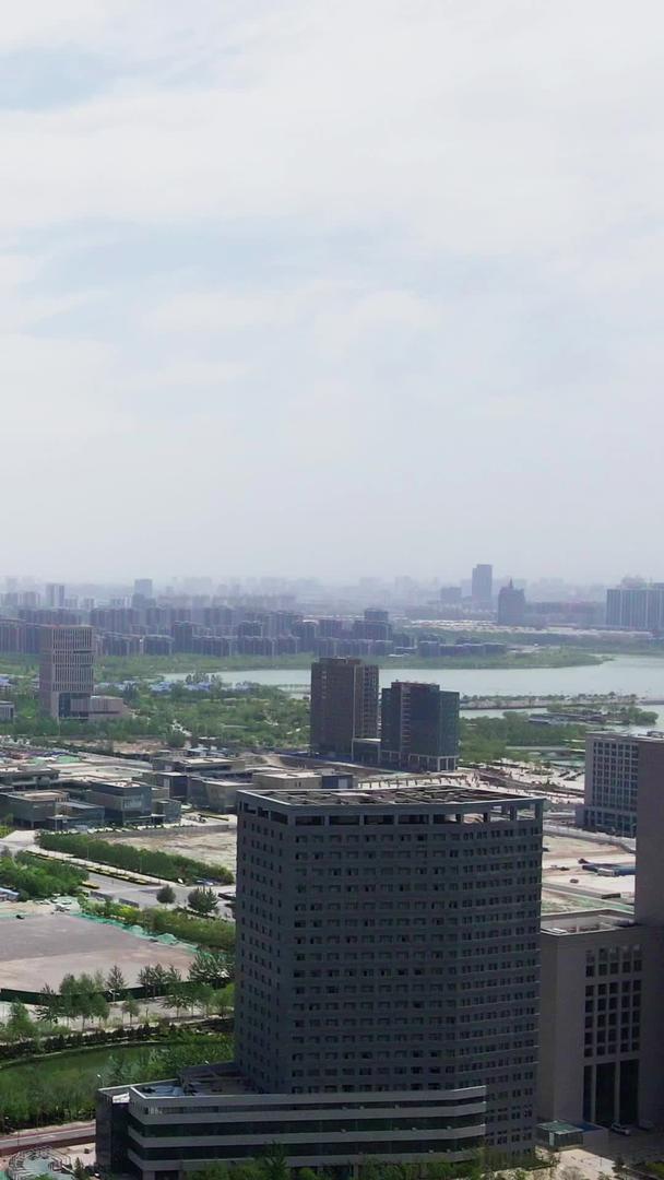 宁夏银川双子塔航拍视频的预览图