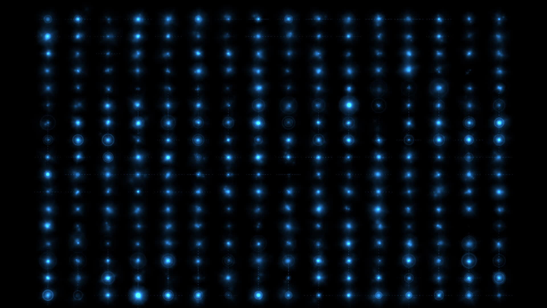 舞台灯用于在铅墙或投影仪上闪烁蓝色灯泡的动画视频的预览图