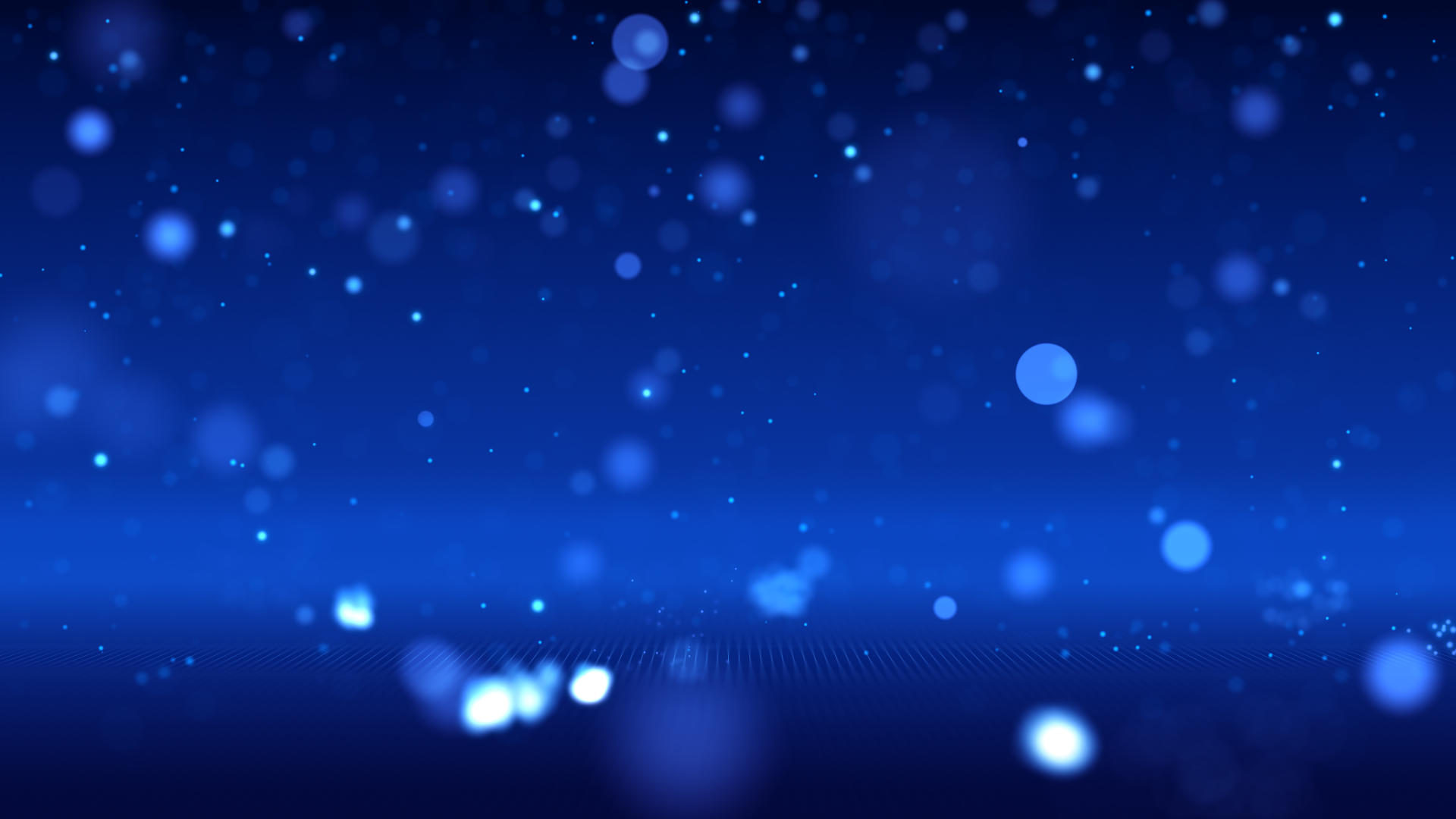 蓝色粒子雪花视频的预览图
