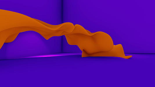 3d制作动画和抽象混凝土形状视频的预览图