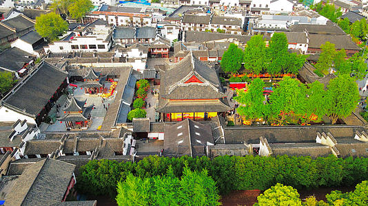 4K航拍南京地标5A景区夫子庙视频的预览图