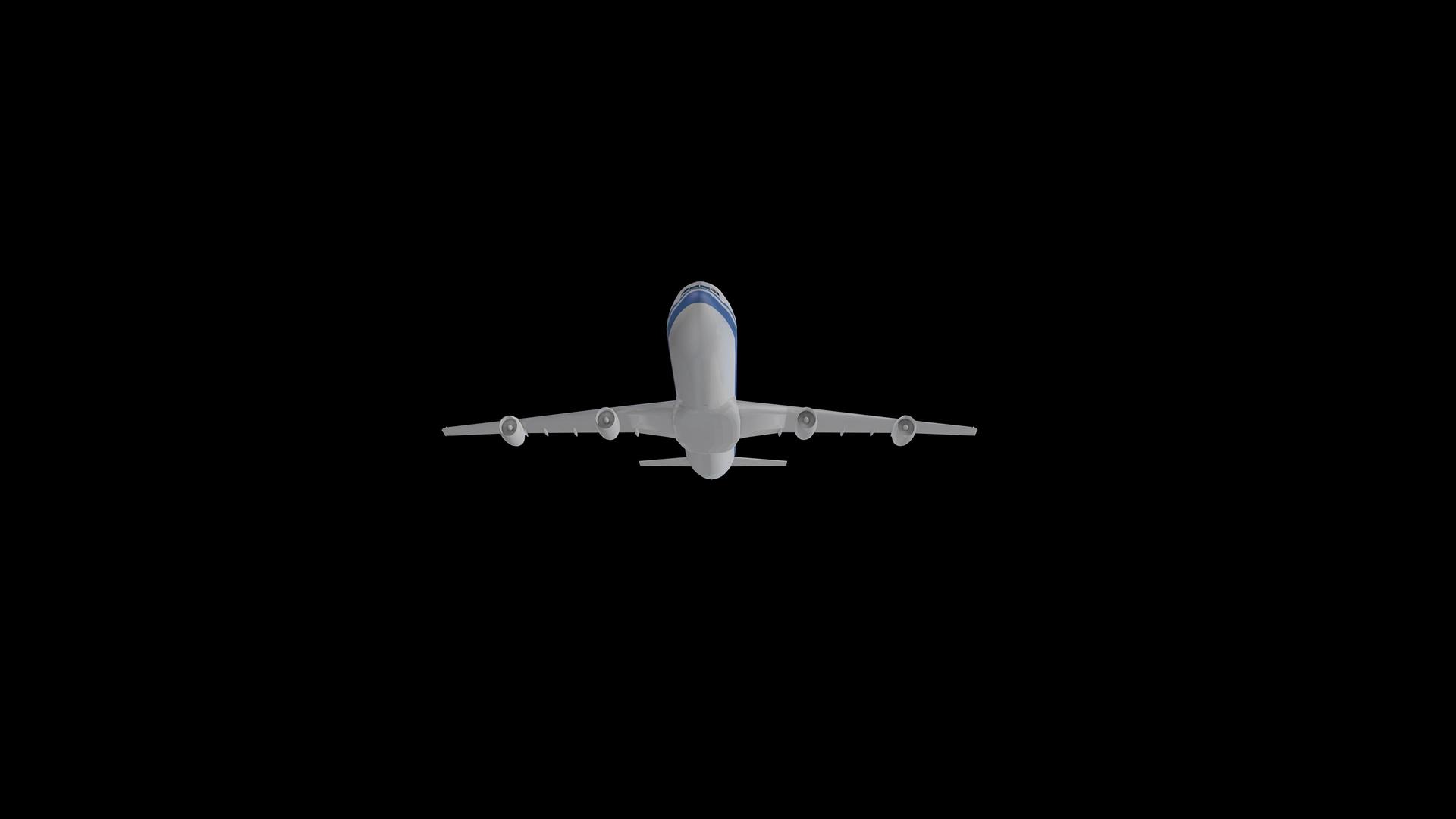 飞机从头顶飞过4K视频的预览图
