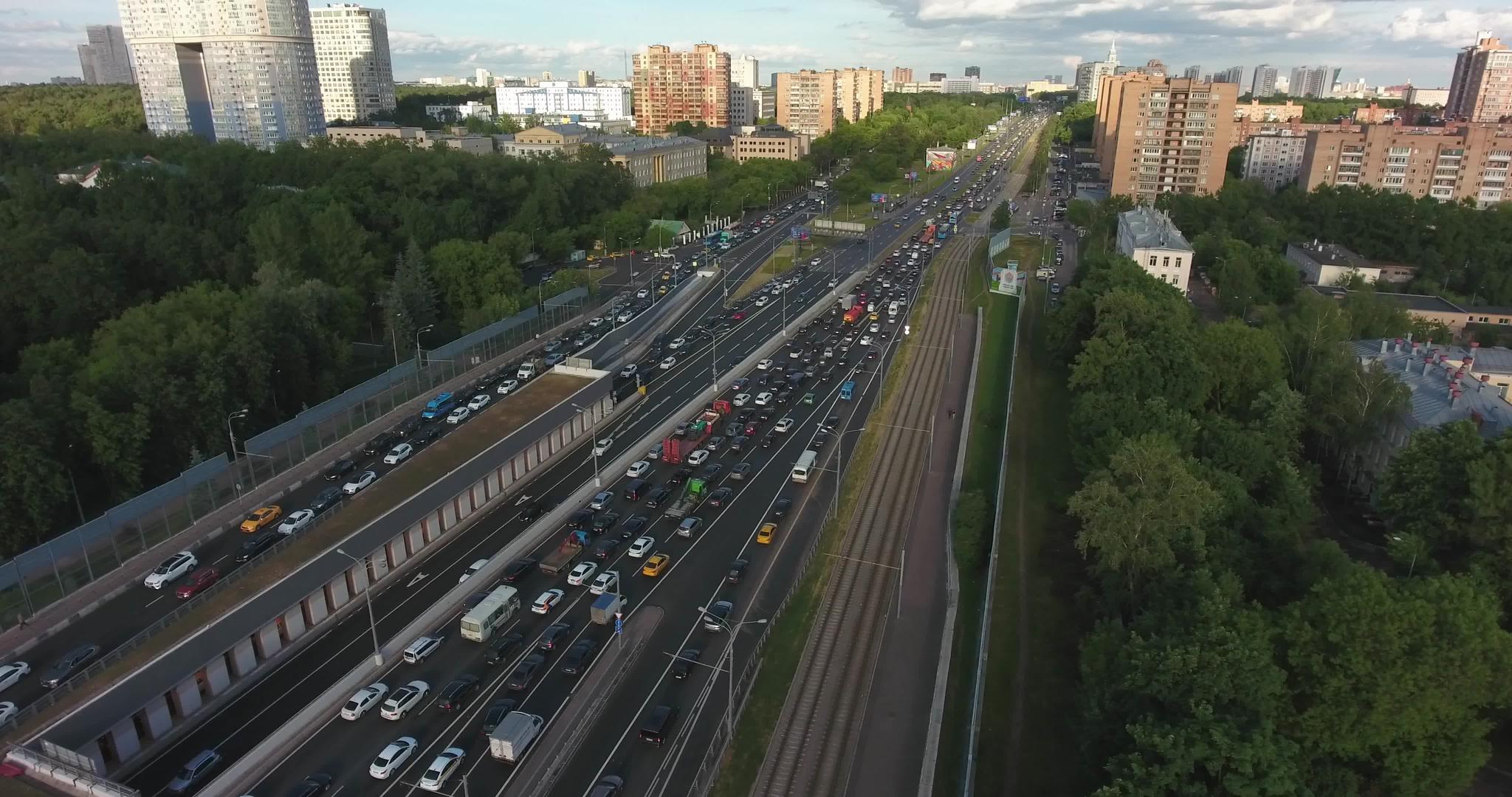 瓦罗科拉姆斯科耶高速公路莫斯科俄罗斯视频的预览图