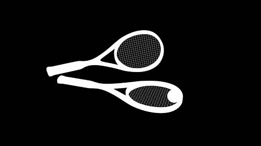 网球场设施运动拍打室视频的预览图