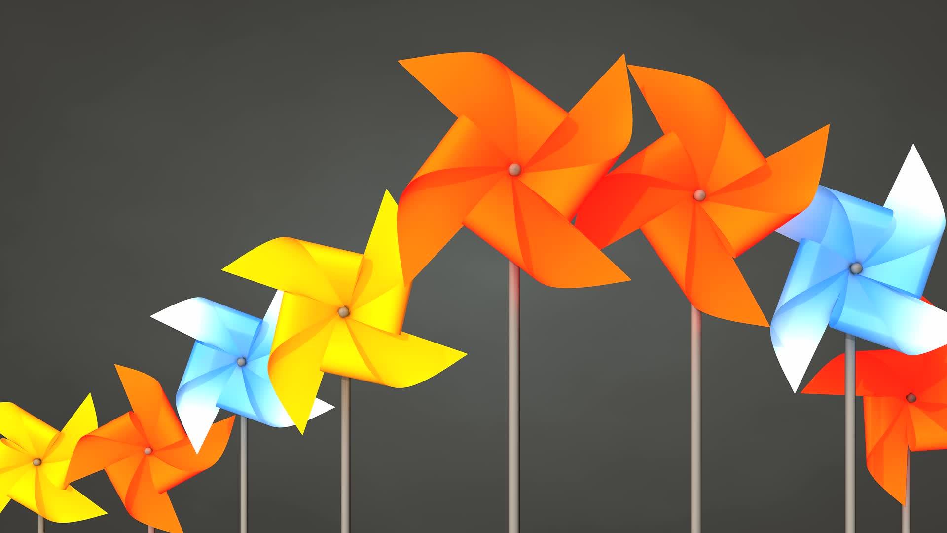 风扇吹风机玩具颜色有趣视频的预览图