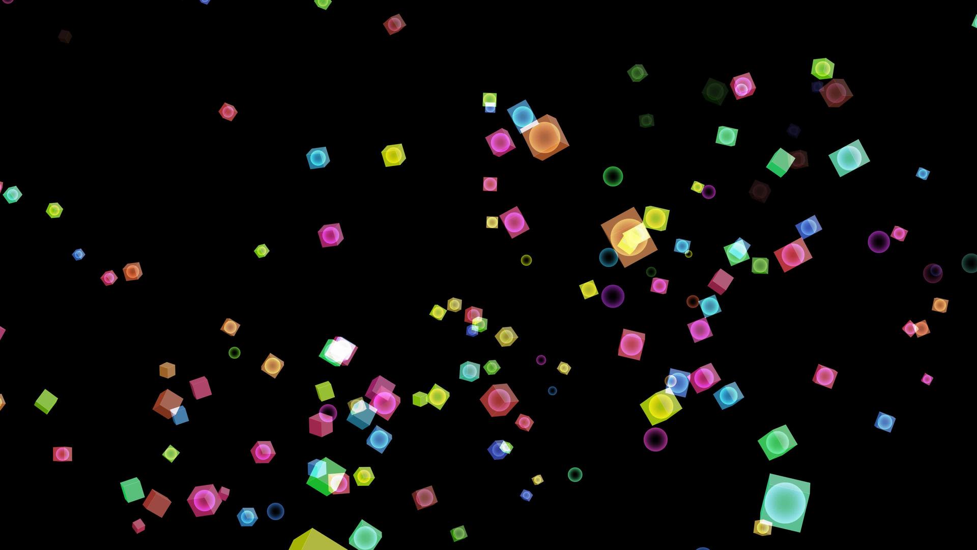 方格甜甜糊色里面有一些水晶球玻璃视频的预览图