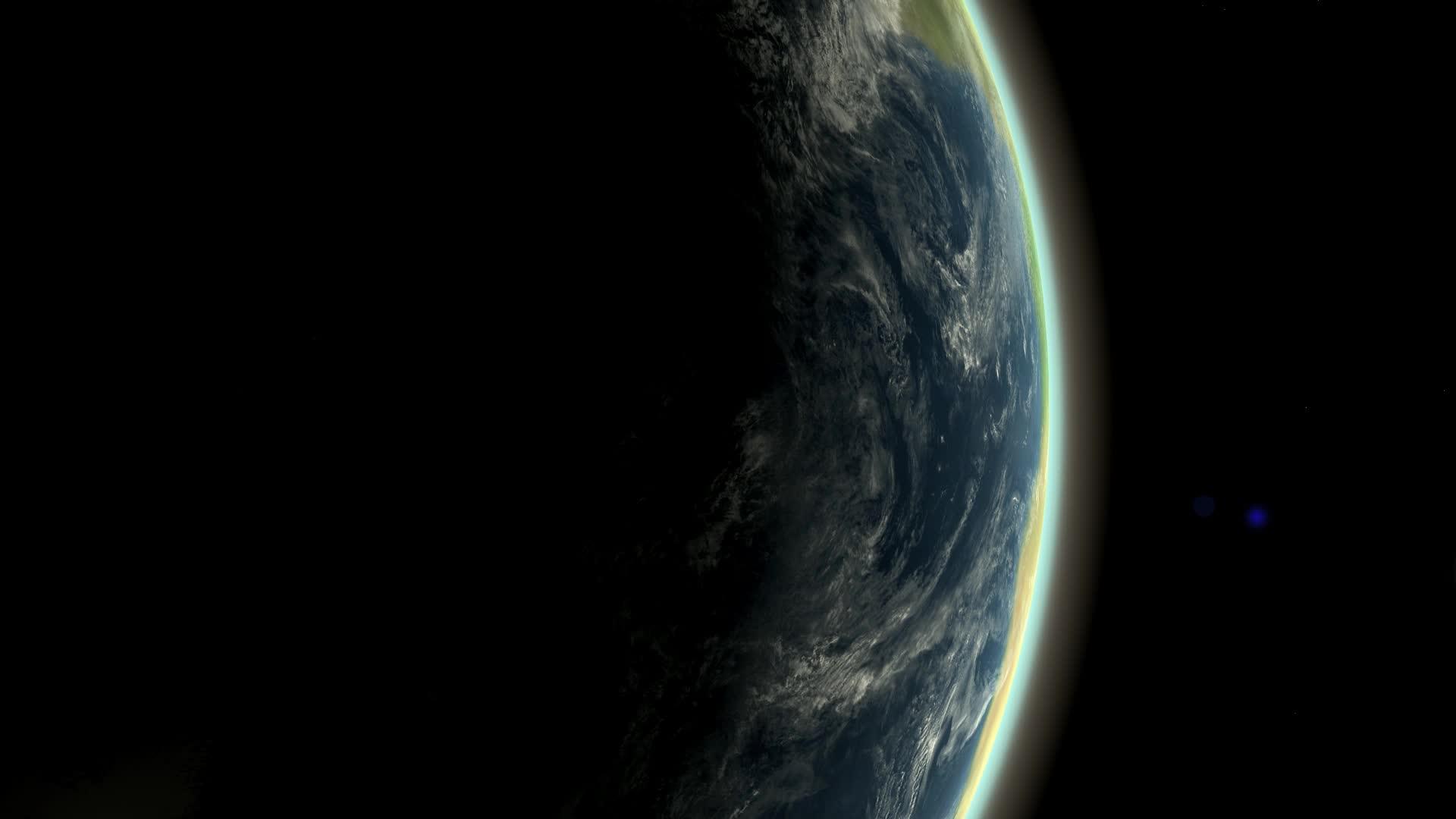 动态相机动画地球地球视图视频的预览图