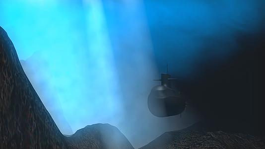 无声杀手潜艇战争武器海底雷达视频的预览图