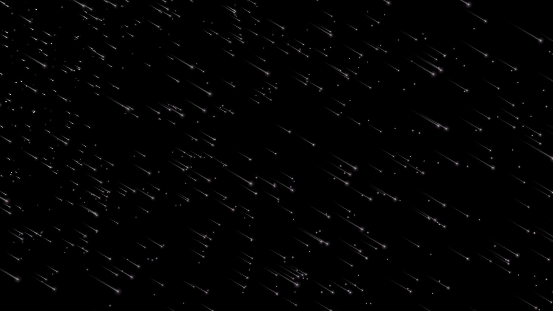 大气流星雨粒子群透明背景视频元素视频的预览图