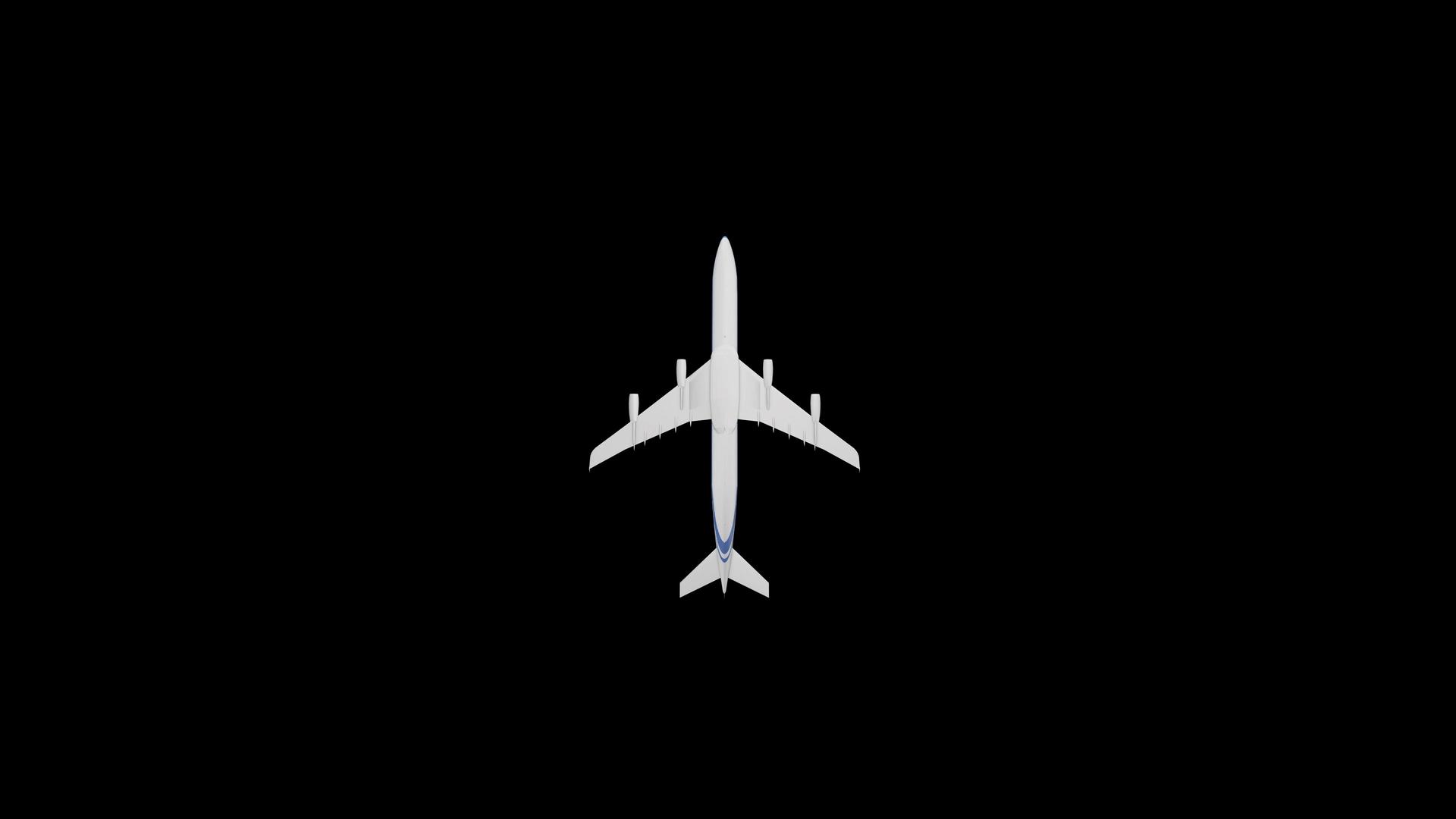 飞机从头顶飞过元素视频的预览图