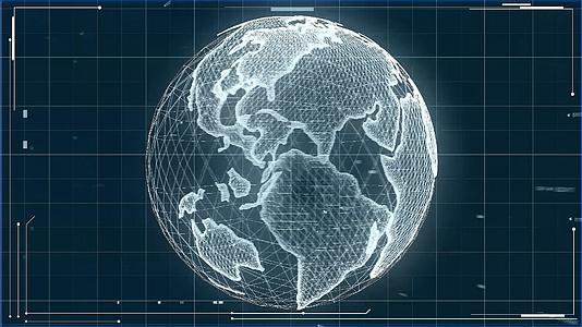 科技三维地球动画元素视频的预览图