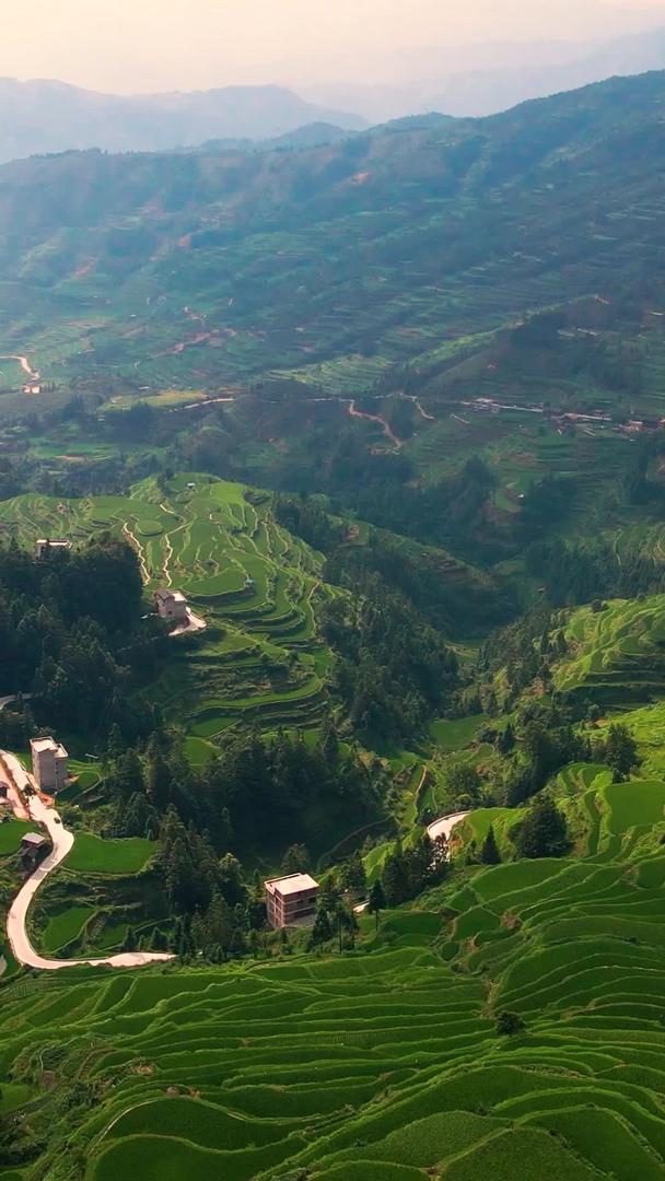 贵州旅游堂安航拍自然风光视频素材视频的预览图