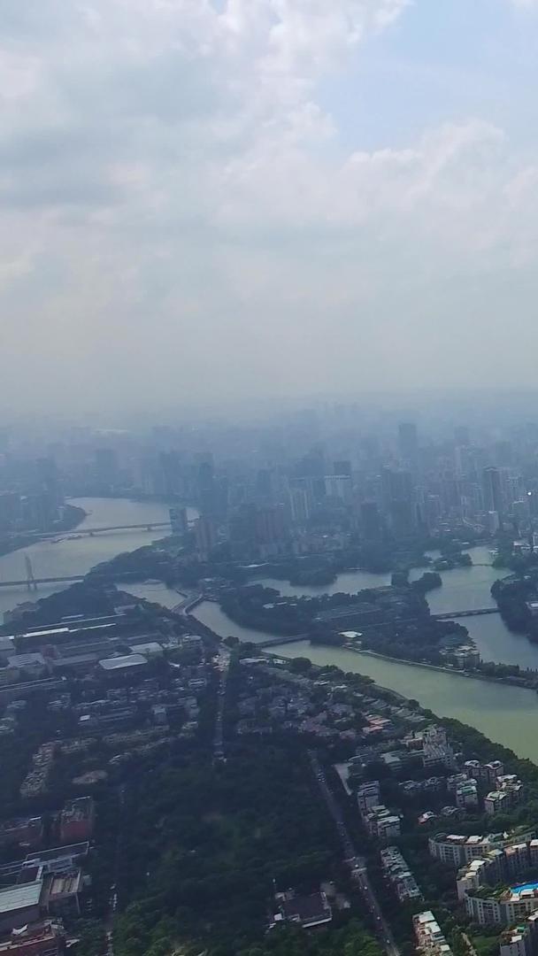 CBD城市风光广州珠江两岸视频的预览图