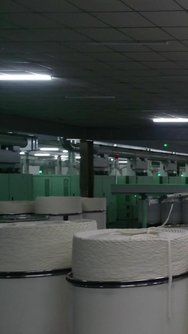 新疆长绒棉纺织厂工作航拍视频的预览图