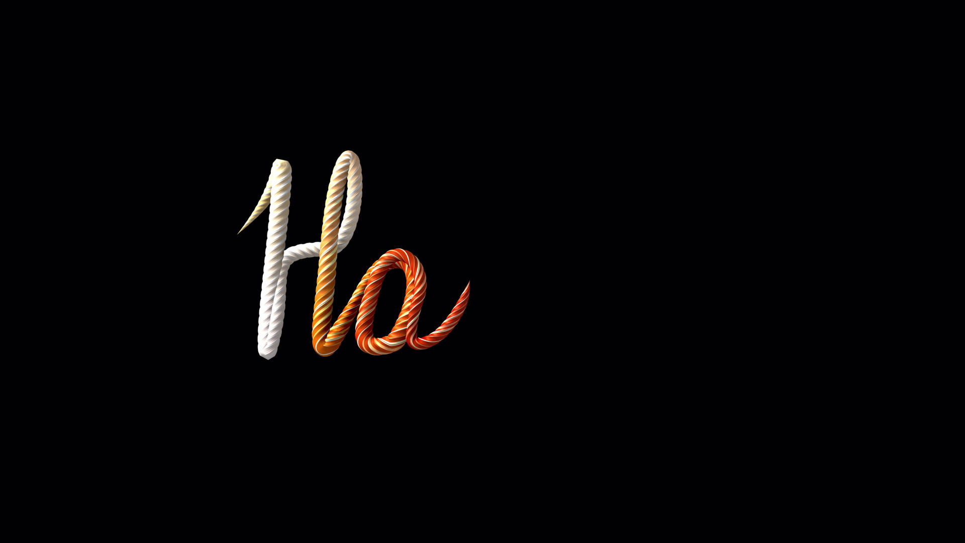 编织线创造了幸福这个词写快乐的文字五颜六色的绳子视频的预览图