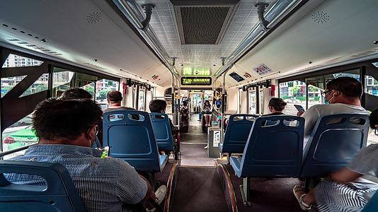 8K成都BRT加长公交车延时摄影素材视频的预览图