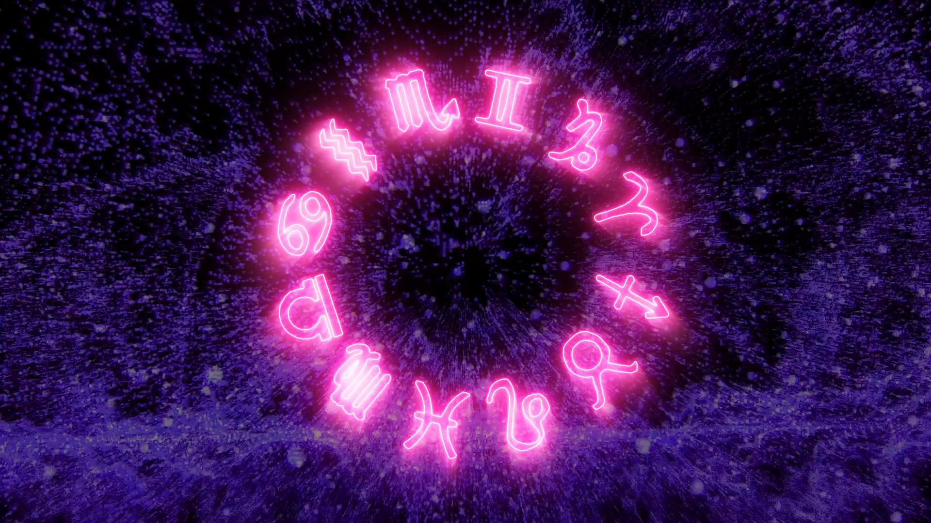 微2丙烯酸标志缓慢旋转抽象的深紫色数百万粒子模式波形振动视频的预览图