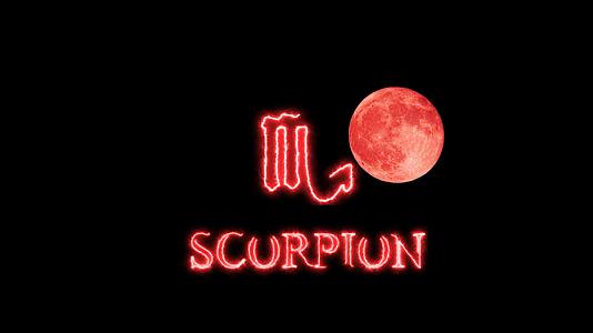 蝎子体文沙伯效应zodiac满月出现了减速符号视频的预览图