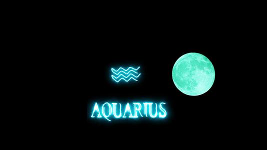 aquariustextsaber星座视频的预览图