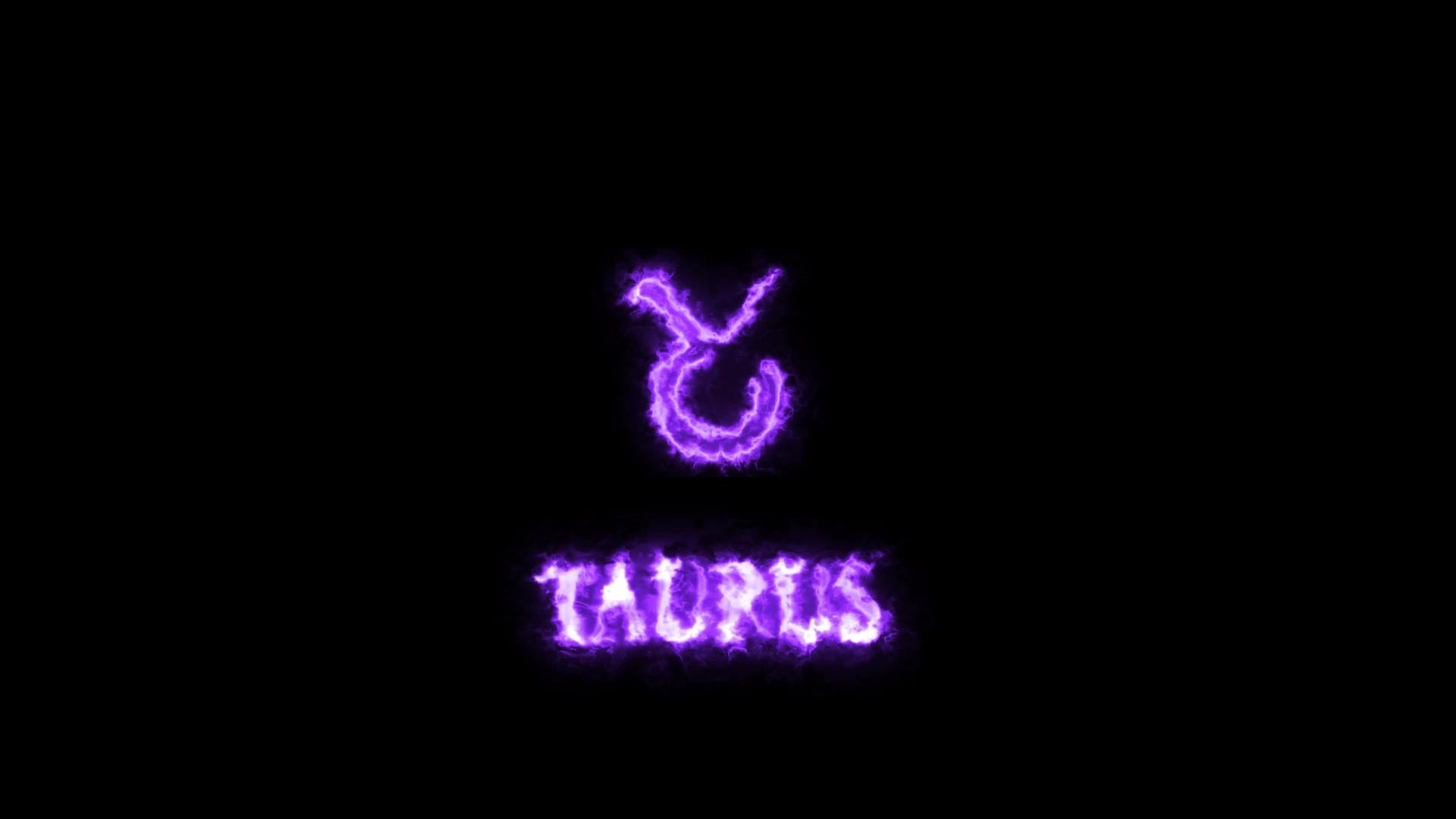 Taurus文本萨伯效应和zodiac符号正在减速视频的预览图