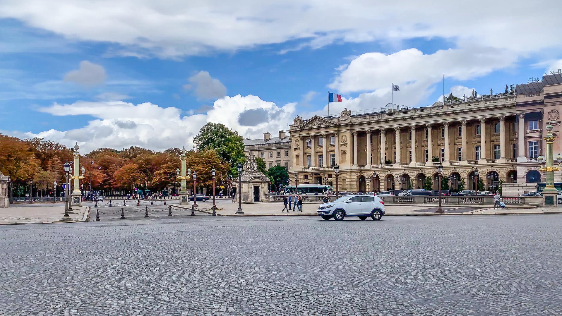 法国巴黎协和广场实拍视频视频的预览图