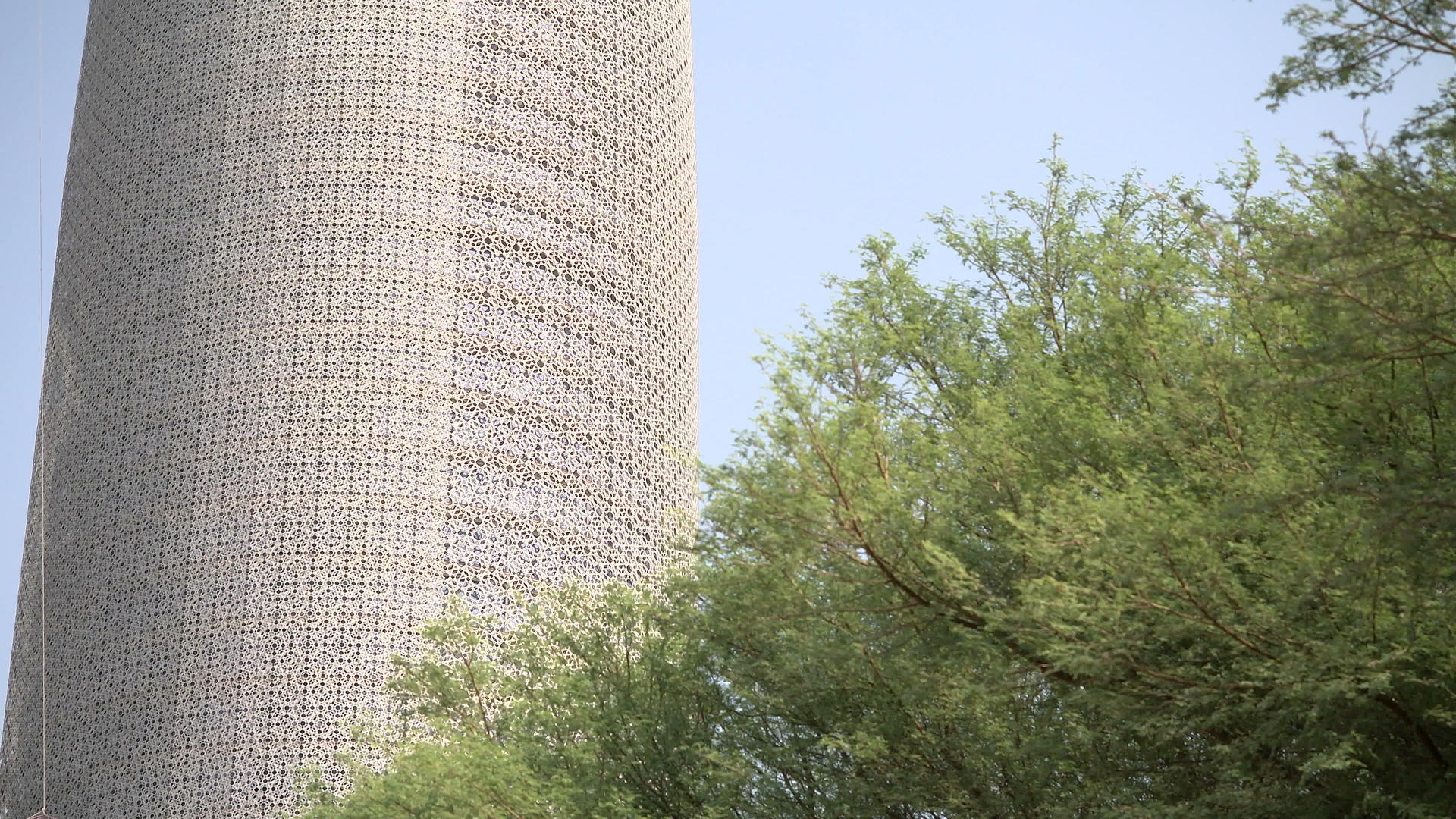 多哈塔也被称为布吉卡塔杜哈的摩天大楼视频的预览图