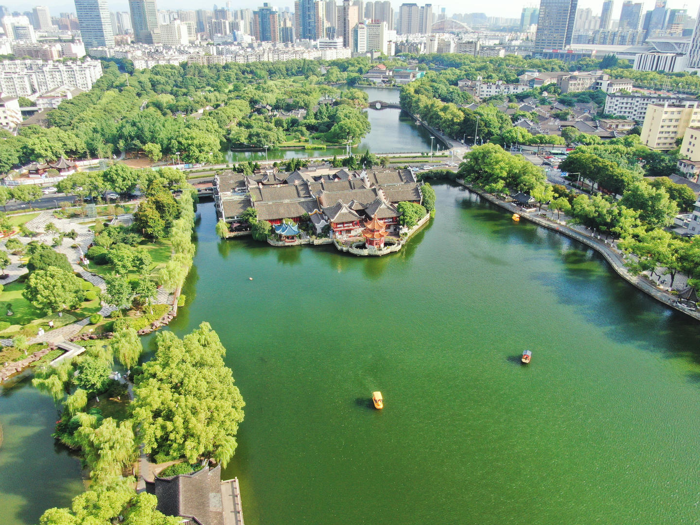 宁波5A景区月湖公园视频的预览图