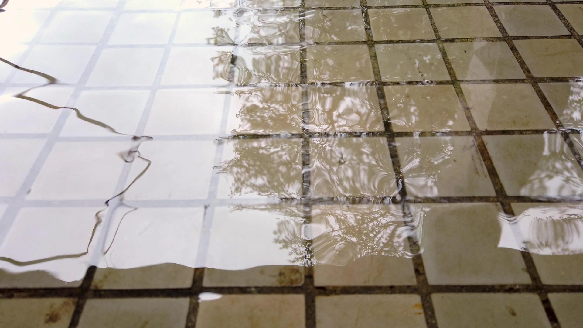 用水清洗旧地板视频的预览图
