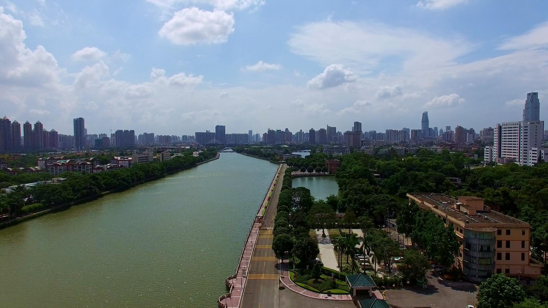 4K广州珠江新城航拍视频的预览图