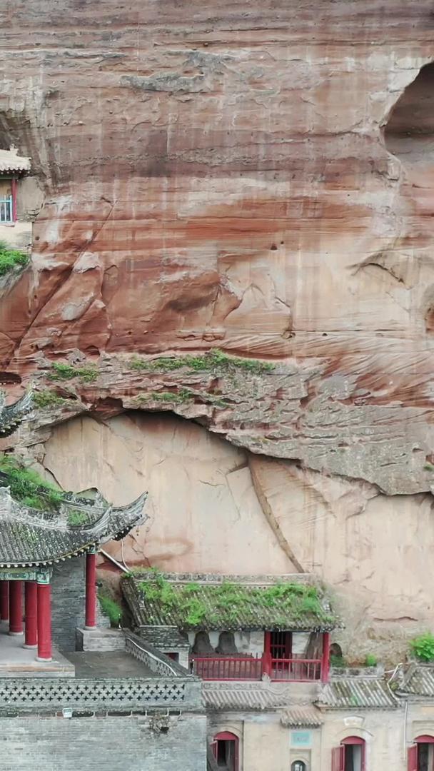 陕西省彬州大佛寺石窟及古建筑群视频的预览图