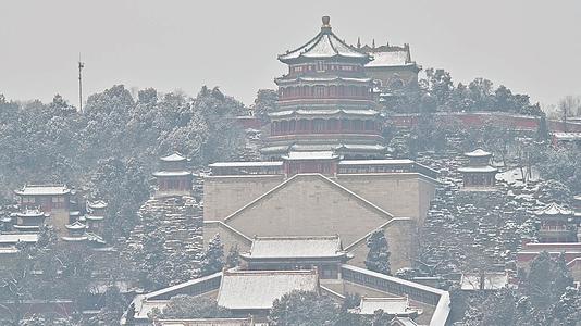 北京颐和园雪景印象视频的预览图