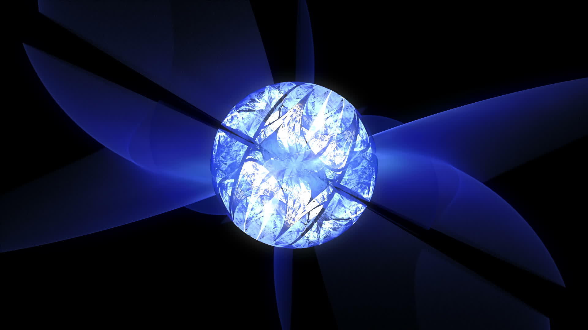 原子抽象蓝色射线视频的预览图