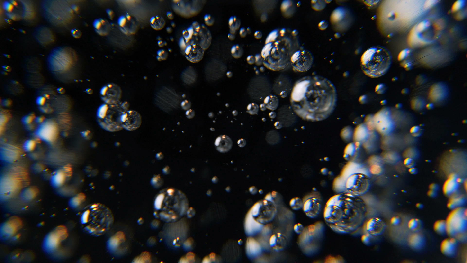空间背景中的气泡视频的预览图