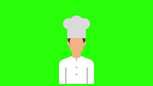 阿凡达烹饪的绿屏视频的预览图