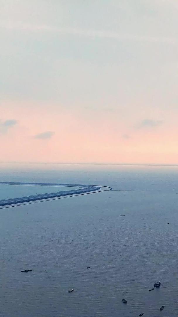 航拍上海东海大桥视频的预览图