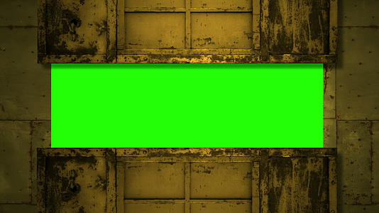 金属门向绿屏开放视频的预览图