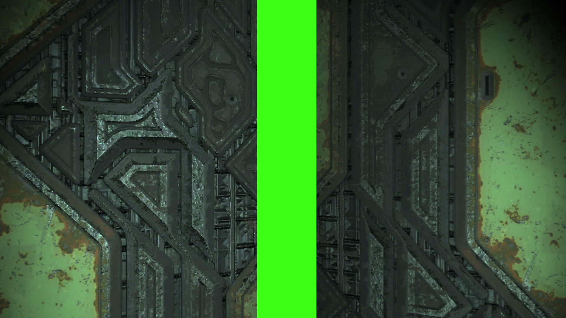 金属门向绿屏开放视频的预览图