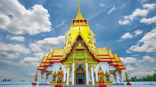 曼谷寺建筑非常漂亮视频的预览图